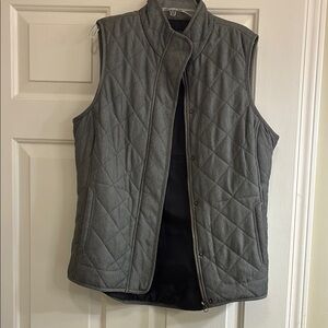 Women’s Gray Quilted Vest